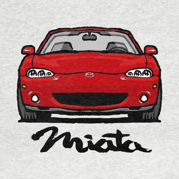 MX5 Miata NB2 Red by Woreth